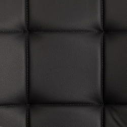 Металлический стул Bari LT, экокожа, черная, 41х55х89 см