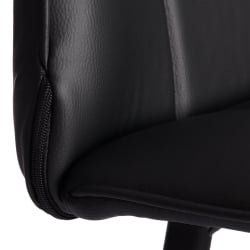 Барный стул Bari/Бари экокожа , черный, 45х56х110 см