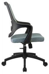 Кресло RCH 928 Черный Пластик/Зеленый Кашемир