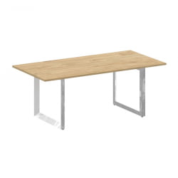 Стол переговорный на О-образном м/к ONIX DIRECT LUX M-O.MO-PRG-19 Тиквуд светлый