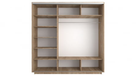 Шкаф-купе 3-х дверный Румер СШК 1.180.60-11.11.11 Дуб Сонома