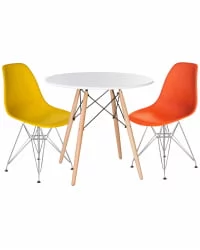 Стол обеденный DOBRIN CHELSEA 80 Белый