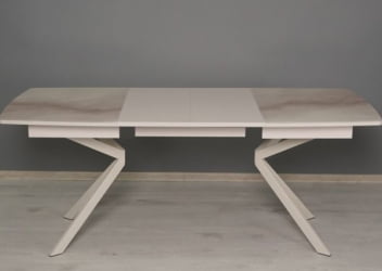 Обеденный стол Орфей 46 (04) Мрамор бежевый