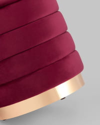 Пуф Франсис с ящиком велюр Винный