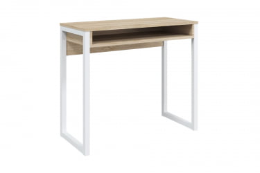 Письменный стол Леонардо, дуб сонома светлый/белый