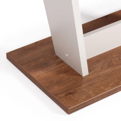 Стол TIBI нераздвижной ЛДСП, 68,6 х 110 х 75 см, Дуб Канзас/Пепел