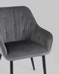 Стул Алекса велюр Серый