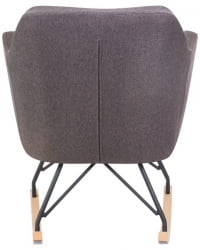 Набор 2 шт Кресло-качалка DOBRIN KIARA (серая ткань (LAR-106D-26)) 2 шт