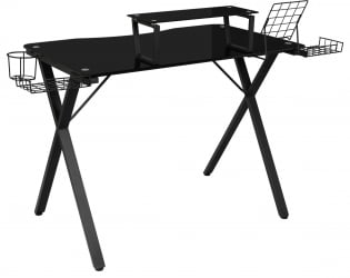 Компьютерный стол с надстройкой GD-06 Black (черный)