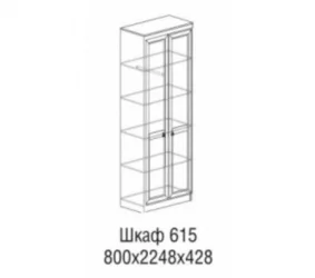 Шкаф Инна 615 денвер темный