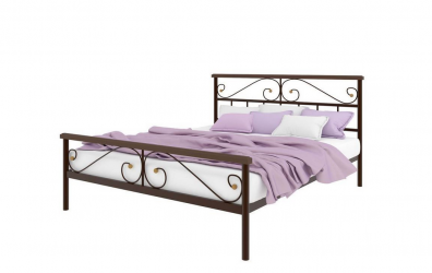 Кровать Эсмеральда plus 1400х1900 Коричневая