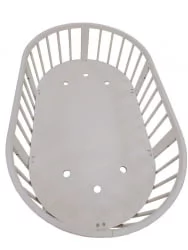 Кровать-трансформер с двумя матрасами и маятником Merry Happy Mini матовая Слоновая кость (3 в 1)