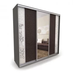 Шкаф-купе 3-х дверный Акцент-Вера КС 2400х600 Венге