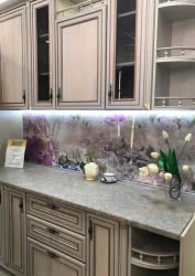 Глянцевый фартук (КОМПОЗИТ) KM 233