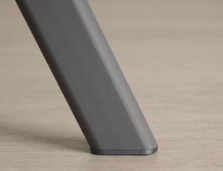 Раздвижной овальный стол Орфей 50 (02) Бетон темный