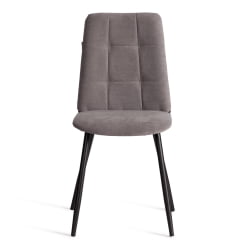 Стул обеденный Asti TREND, велюр, серый/черный, 29, 47х54х86 см