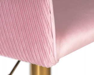 Стул барный DOBRIN DARCY GOLD (розовый велюр (1922-16))