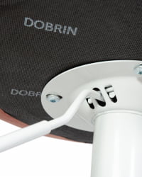 Стул барный DOBRIN TAILOR WHITE (пудрово-розовый велюр (MJ9-32)) 2 шт