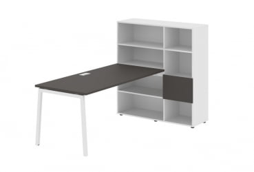 Рабочая станция ЕДИС ЕЛРСТ 1217 Мокко Белый Белый / EDIS ELRST