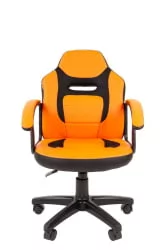 Геймерское кресло CHAIRMAN KIDS 110 Черный-оранжевый