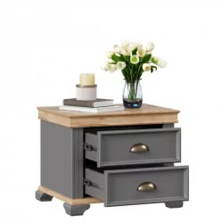 Тумба прикроватная Амели ЛД 642.390.000 Оникс серый