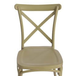 Стул CROSS (mod. PL24) пластик, 48 х 58 х 89 см, Green (зеленый) 33513