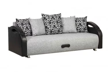 Диван прямой Юпитер БД Аслан серый