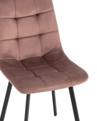 Комплект из двух стульев Chilly велюр пыльно-розовый 2 шт.