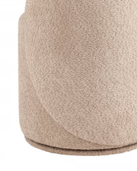 Пуф Loreen вращающийся букле Капучино