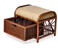 Пуф с 1 выдвижным ящиком 12/20 миндаль матовый