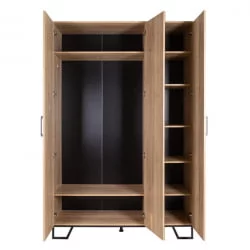 Шкаф трехстворчатый с зеркалом Loft с зеркалом Дуб Натур