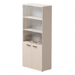 Шкаф комбинированный со стеклом Everprof EVO 254Н004 Кашемир