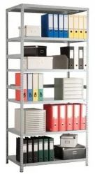 Стеллаж MS 185/100х30/4 Серый