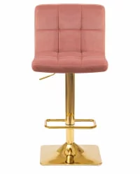 Стул барный DOBRIN GOLDIE Пудрово-розовый велюр MJ9-32