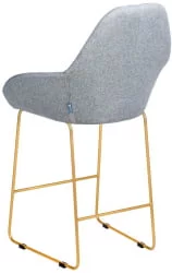 Стул барный Kent (Б) Грей/Линк Золото