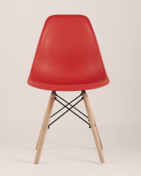 Стул Еамес Стиле ДСВ красный (разборный каркас) / Eames Style DSW