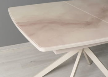 Обеденный стол Орфей 46 (04) Мрамор бежевый