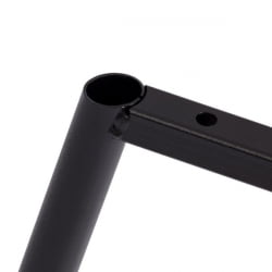 Стул со спинкой La Rousse (2 шт. в упаковке) NEW, ткань рогожка, темно-серый, F68, 45х55х93 см