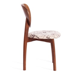 Стул DIAMANTE мягкое сидение бук, 42x42x85см, коричневый, ткань Крекс Беж