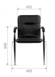 Комплект офисных кресел (6 шт.) Chairman 850 Н Бежевый / N