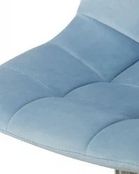 Барный стул DOBRIN TAILOR Пудрово-голубой велюр MJ9-74