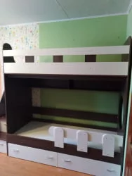 Бортик к кроватке Юниор круглый Венге