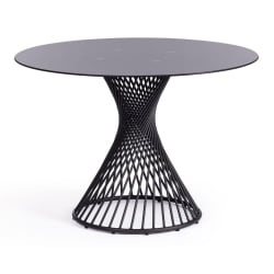 Круглый стол BERTOIA (mod. GT21) Black (черный)