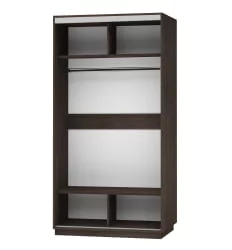 Шкаф-купе со стеклом Экспресс Хит Лондон/Венге