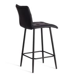 Барный стул Bari/Бари экокожа , черный, 42х55х99 см