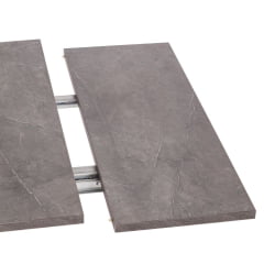 Стол VIGO ЛДСП/HPL/металл, 120 x 80 x 30 х 30 х 75 см, Гранит темный/черный