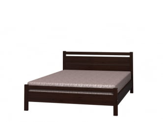 Кровать из массива Вероника 1 200х160 Орех темный
