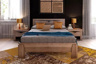 Кровать 900 Соренто 20 Дуб Стирлинг