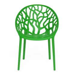 Стул BUSH (mod. 017) пластик, 60*58,5*80см, зеленый