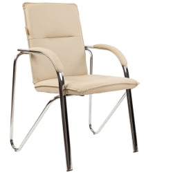 Комплект офисных кресел CHAIRMAN 851 экокожа Бежевый